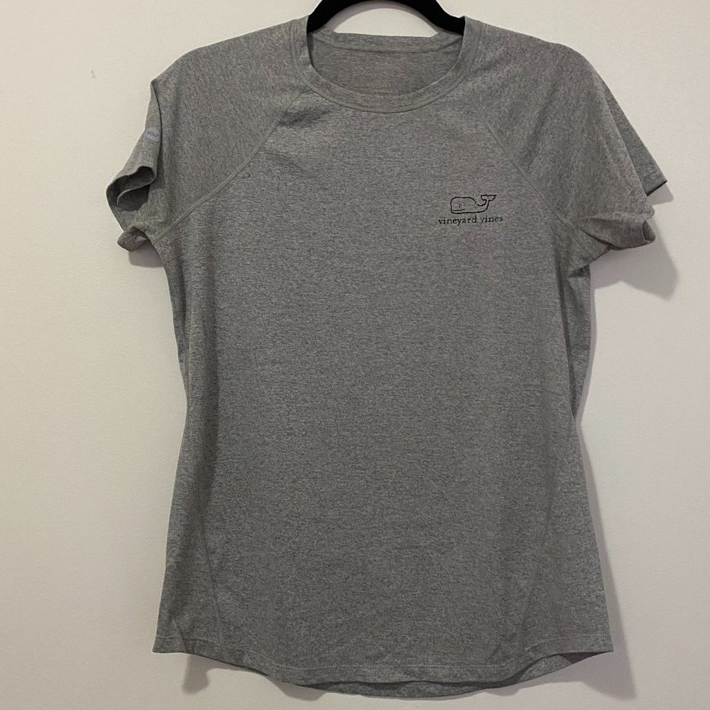 VINEYARD VINES heather Performance while  tee